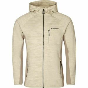 ALPINE PRO IBEC Férfi pulóver, bézs, méret kép