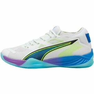 Puma ELIMINATE NITRO SQD 4 Férfi kézilabda cipő, fehér, méret 46 kép