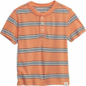 GAP V-SS HENLEY Fiú póló, narancssárga, méret XXL kép