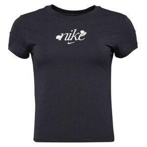 Nike SPORTSWEAR CHILL KNIT Női póló, fekete, méret kép