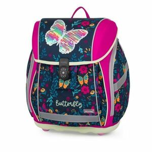 Oxybag BUTTERFLY 2 Iskolai hátizsák, sötétkék, méret kép