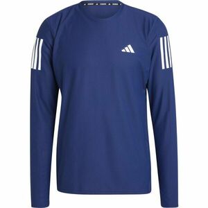 adidas OWN THE RUN LONG SLEEVE LONG TOP Férfi felső futáshoz, sötétkék, méret kép