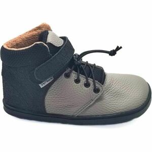 PEGRES BF 56L Gyerek bélelt barefoot tornacipő, szürke, méret kép