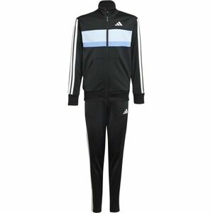 adidas 3 STRIPES TIBERIO Fiú melegítő szett, fekete, méret kép