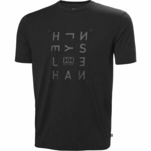 Helly Hansen SKOG GRAPHIC Férfi póló, fekete, méret kép