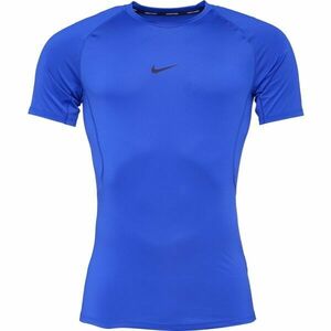 Nike M NP DF TIGHT TOP SS Férfi edzőpóló, kék, méret kép
