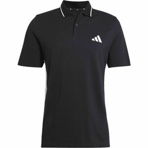 adidas ESSENTIALS 3-STRIPES PIQUÉ POLO Férfi ingpóló, fekete, méret kép
