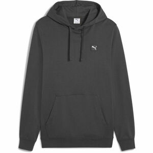 Puma ESSENTIALS ELEVATED HOODIE FL Férfi pulóver, sötétszürke, méret kép