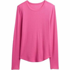 GAP V-LS OPP WAFFLE TEE Női póló, rózsaszín, méret kép