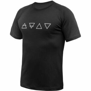 Sensor MERINO BLEND ELEMENTS Férfi funkcionális póló, fekete, méret kép