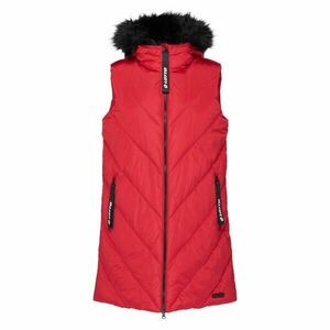 Lotto DREDA Hosszú női steppelt mellény, piros, méret kép