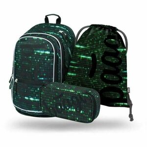 BAAGL 3 SET CORE NUMBERS Iskolai szett, sötétzöld, méret kép