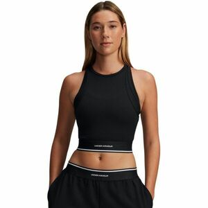 Under Armour MERIDIAN RIB BRANDED TANK Női sportos trikó, fekete, méret kép