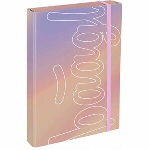 BAAGL JUMBO PASTEL Füzettartó box A4, sárga, méret kép