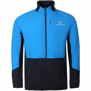 PROGRESS ELVIR HYBRID MIDLAYER Férfi hibrid pulóver merinóval, kék, méret XXXL kép