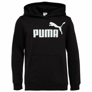 Puma ESSENTIALS NO.1 LOGO HOODIE FL G Lány pulóver, fekete, méret kép