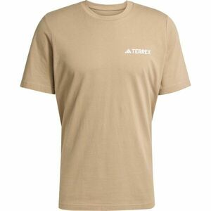 adidas TERREX MOUNTAIN TEE Férfi outdoor póló, barna, méret XXL kép