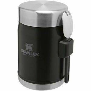 STANLEY LEGENDARY CLASSIC 400ml Ételtermosz kanállal/villával, fekete, méret 400 ML kép