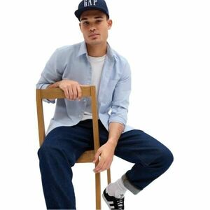 GAP V-LS STANDARD OXFORD Férfi ing, világoskék, méret kép