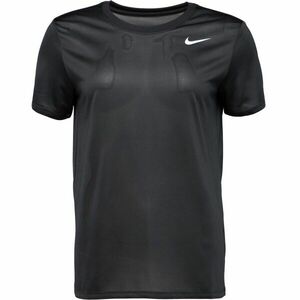Nike DRI-FIT Női sportos póló, fekete, méret kép