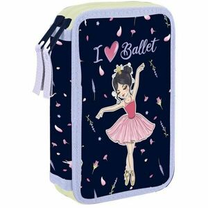 Oxybag BALLET Kétemeletes tolltartó, lila, méret kép