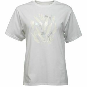 Puma GRAPHIC RELAXED LEAF TEE Női póló, fehér, méret kép