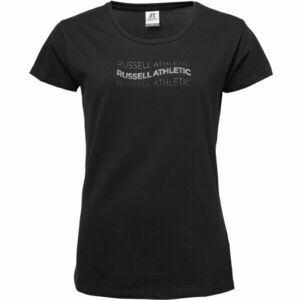 Russell Athletic SS CREW T-SHIRT Női trikó, fekete, méret kép