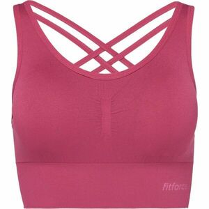 Fitforce YANKA Női varrásmentes melltartó, bordó, méret kép