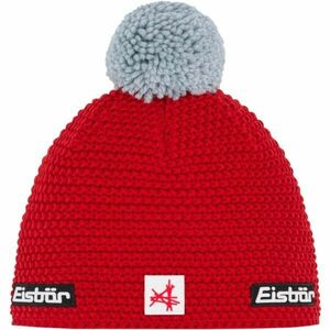 Eisbär JAMIE POMPON Férfi téli sapka, piros, méret kép