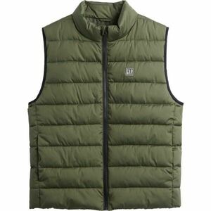 GAP V-FRCH LOGO LTWT PUFFER Férfi mellény, khaki, méret kép