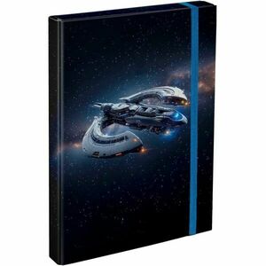 BAAGL SPACESHIP Füzettartó box A4, fekete, méret kép