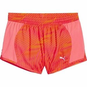 Puma RUN FAVORITE AOP VELOCITY 3" SHORT W Női sport rövidnadrág, piros, méret kép