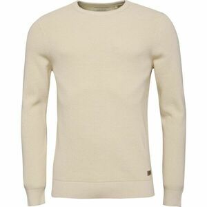 BLEND BHCODFORD CREW NECK KNIT NOOS Férfi pulóver, bézs, méret kép