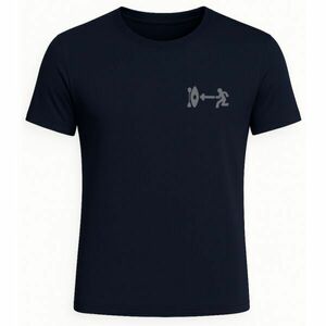 EG DERMIS S/S Férfi lycra póló, sötétkék, méret kép