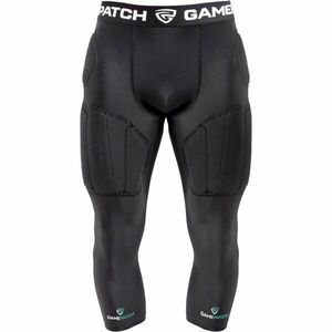 GAMEPATCH PADDED 3/4 TIGHTS PRO+ Kompresziós uniszex leggings, fekete, méret kép