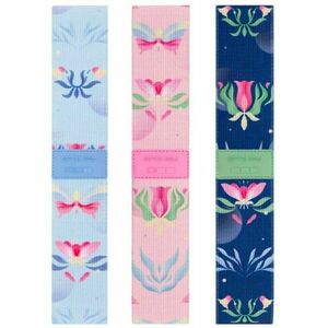 Spokey THE BLOOM BAND SET Erősítő textilgumi szett, mix, méret kép