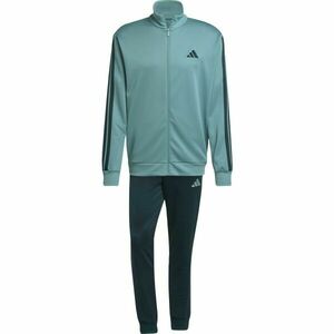 adidas 3-STRIPES TRACKSUIT Férfi melegítő szett, zöld, méret XXL kép