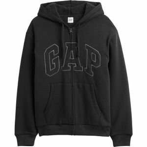 GAP V-GAP ARCH SHERPA FZ Férfi bélelt pulóver, fekete, méret kép