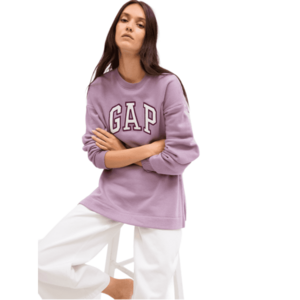 GAP HERITAGE TUNIC CREW Női pulóver, fekete, méret kép