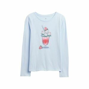 GAP V-SEPT LS VAL GR Lány póló, világoskék, méret kép