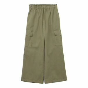 GAP WOV WIDE LEG Lány nadrág, khaki, méret kép