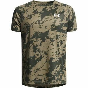 Under Armour UA TECH 2.0 SS Fiú póló sportoláshoz, khaki, méret L kép