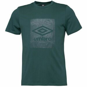 Umbro GEO GRAPHIC TEE Férfi póló, sötétzöld, méret kép