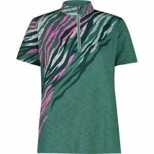 CMP WOMAN T-SHIRT FREE BIKE Női kerékpáros mez, sötétzöld, méret kép