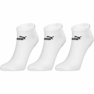 Puma ELEMENTS UNISEX PLAIN SNEAKER 3P Uniszex zokni, fehér, méret 35-38 kép