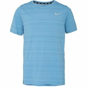 Nike DRI-FIT MILER Fiú póló, kék, méret kép