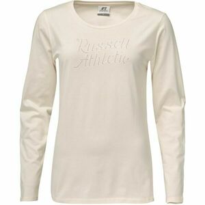 Russell Athletic LS CREW T-SHIRT Női trikó, bézs, méret kép