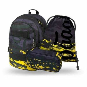 BAAGL 3 SET SKATE DUNE Iskolai szett, sötétszürke, méret kép