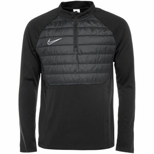 Nike THERMA-FIT ACADEMY Férfi hibrid pulóver, fekete, méret XXL kép