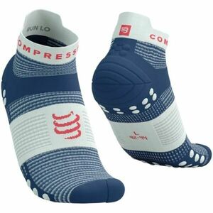 Compressport PRO RACING SOCKS V4.0 RUN LOW Futózokni, kék, méret 39-41 kép